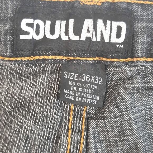 Soulland Authentic Style Black Jeans  36 - Picture 4 of 6